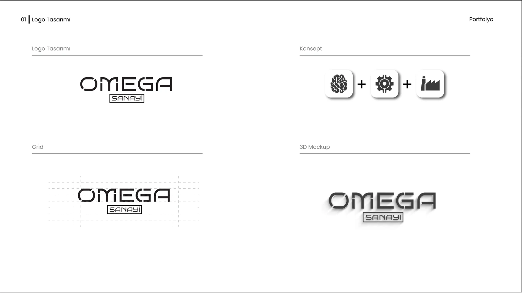 Metin Terleç — logo tasarımı çalışması, sunum 4